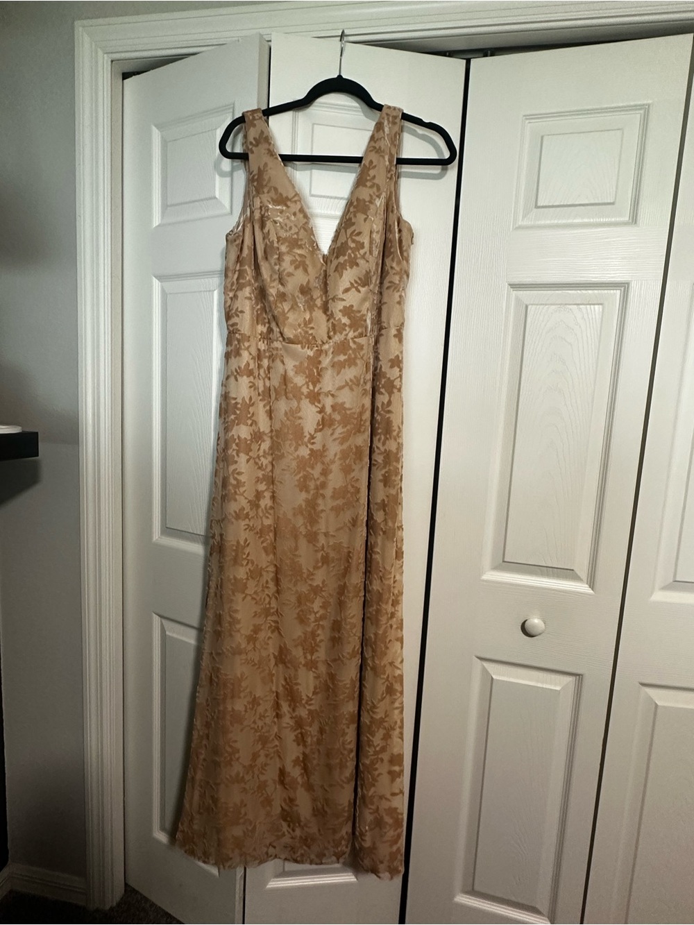 Dakota Floral Burnout Velvet Dress